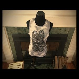 Graphic Muscle Tank- Goals main image 1